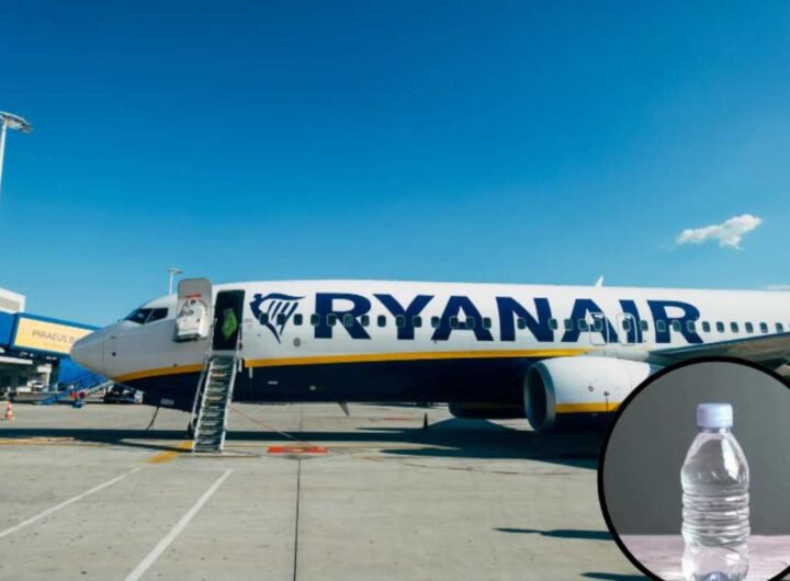 Bottiglietta d'acqua, Ryanair